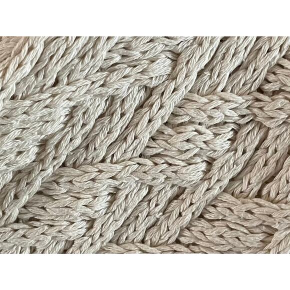 Winter Silks Silk Blend Ivory Long Cardigan Coat Toggle Buttons Shawl Collar M - Picture 6 of 13